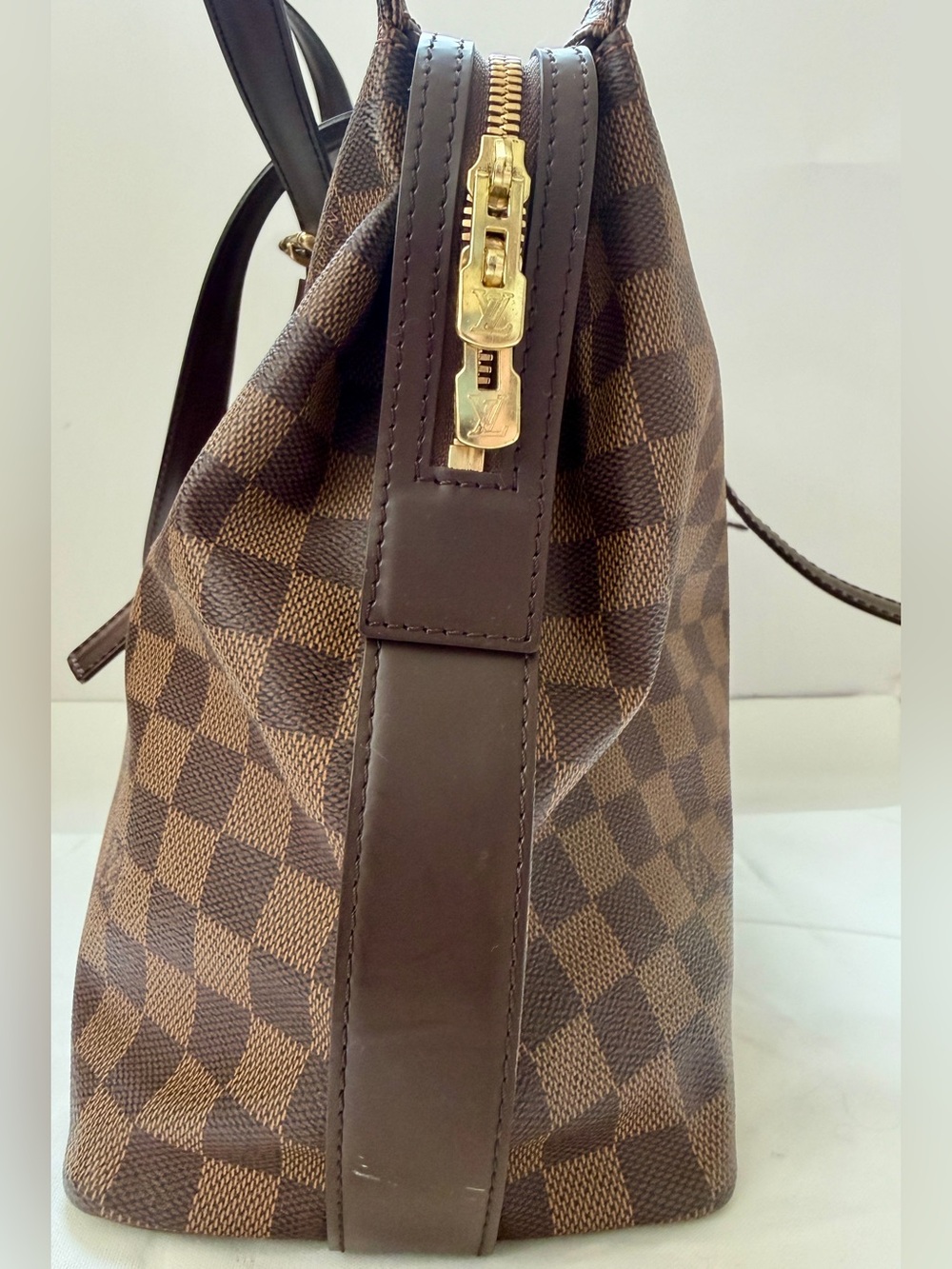 Authentic Louis Vuitton Damier Ebene Chelsea Tote Bag - Discontinued Vintage - Picture 8 of 14